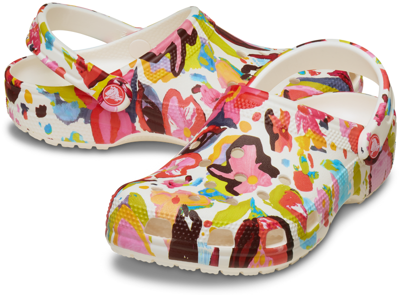 Crocs Womens Classic Graphic Clogs