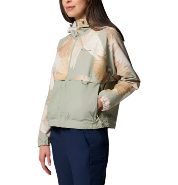 Columbia Womens Spire Valley Printed Windbreaker Jacket