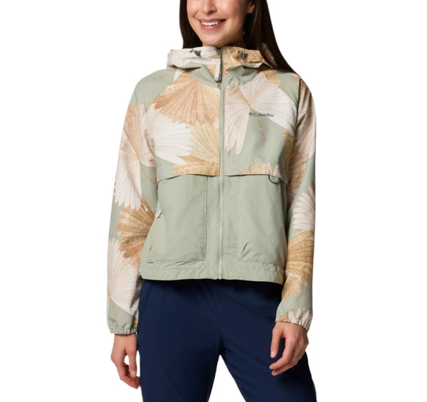 Columbia Womens Spire Valley Printed Windbreaker Jacket