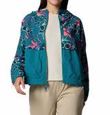Columbia Womens Spire Valley Printed Windbreaker Jacket