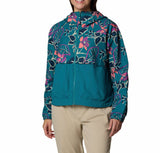 Columbia Womens Spire Valley Printed Windbreaker Jacket