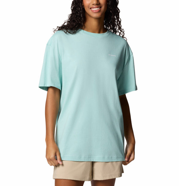 Columbia Womens Rolling Bend Graphic Oversized Short Sleeve T-Shirt