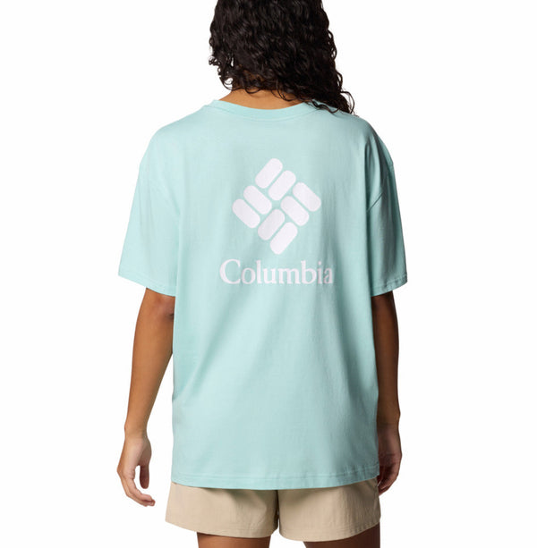 Columbia Womens Rolling Bend Graphic Oversized Short Sleeve T-Shirt