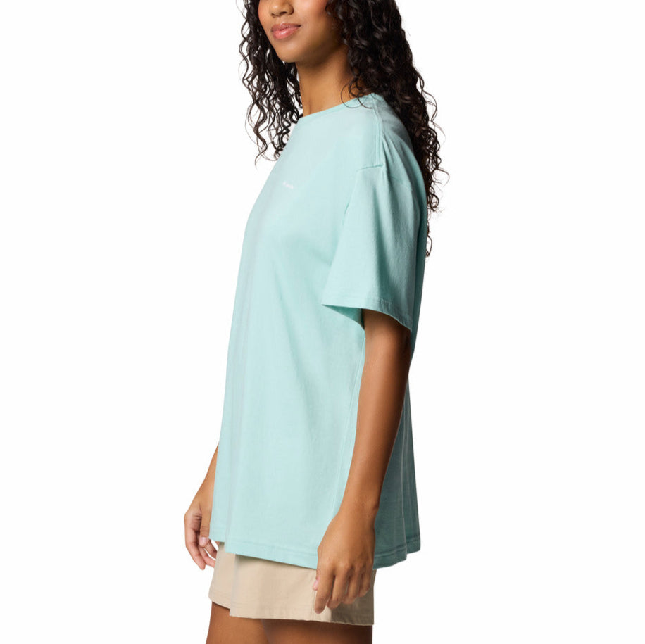Columbia Womens Rolling Bend Graphic Oversized Short Sleeve T-Shirt