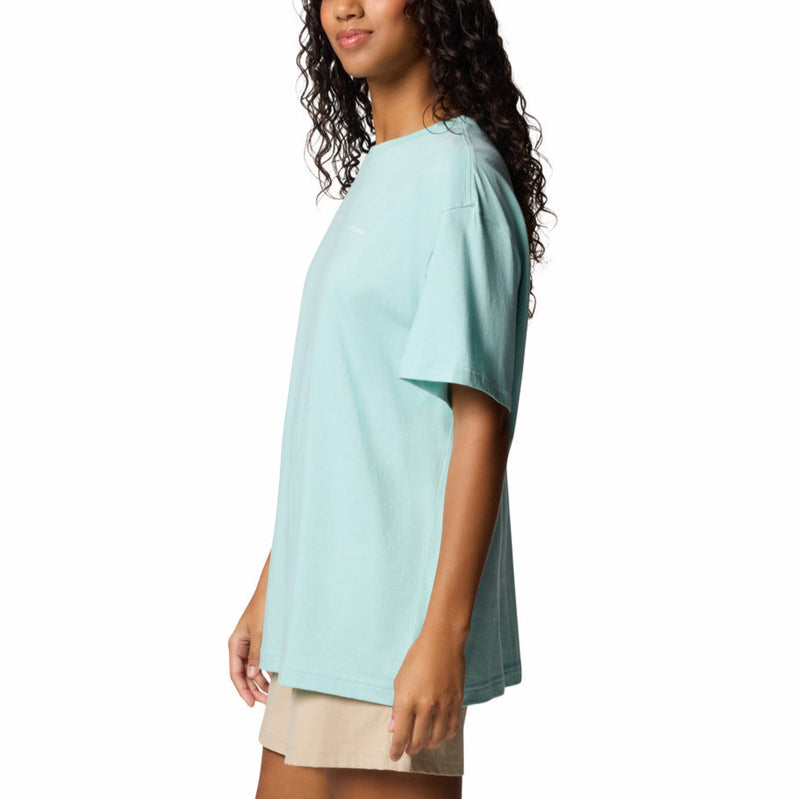 Columbia Womens Rolling Bend Graphic Oversized Short Sleeve T-Shirt