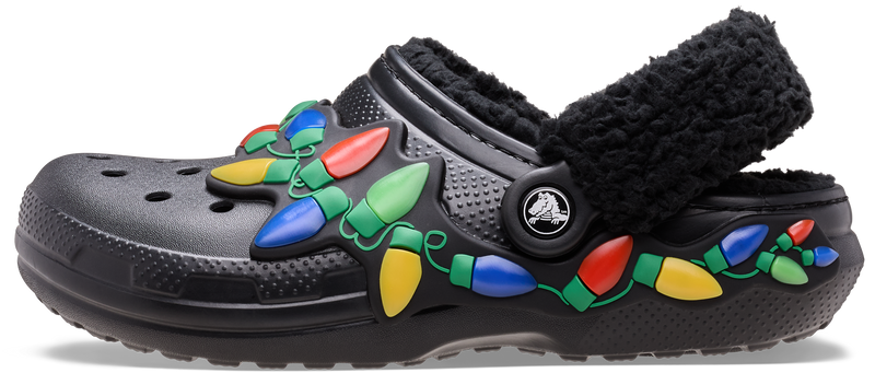 Crocs Classic Lined Holiday Lights Clogs