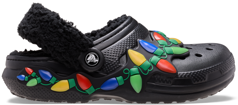 Crocs Classic Lined Holiday Lights Clogs