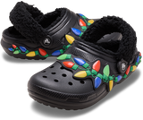 Crocs Classic Lined Holiday Lights Clogs