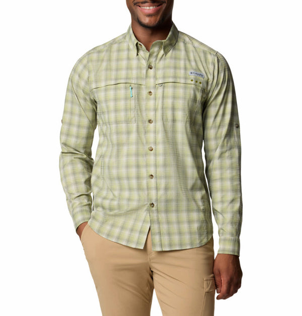 Columbia Mens PFG Wild Cast Performance Long Sleeve Shirt