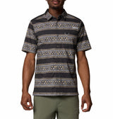 Columbia Mens PFG Wild Cast Camp Short Sleeve Button Down Shirt