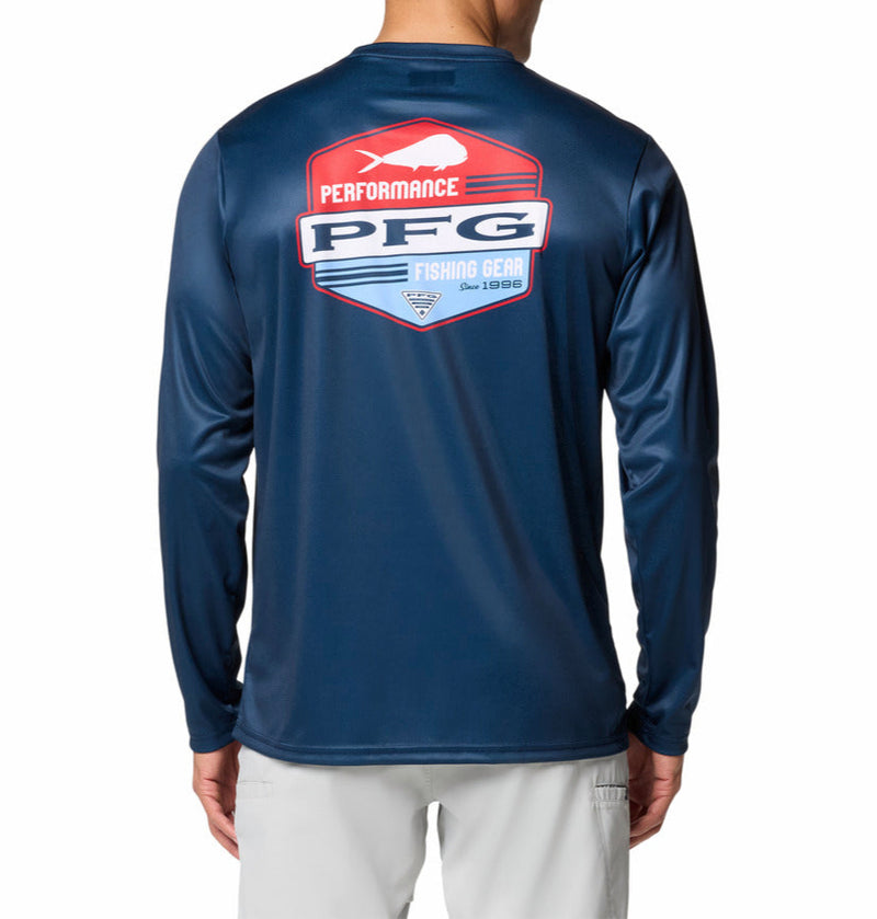 Columbia Mens PFG Hide Side Long Sleeve T-Shirt