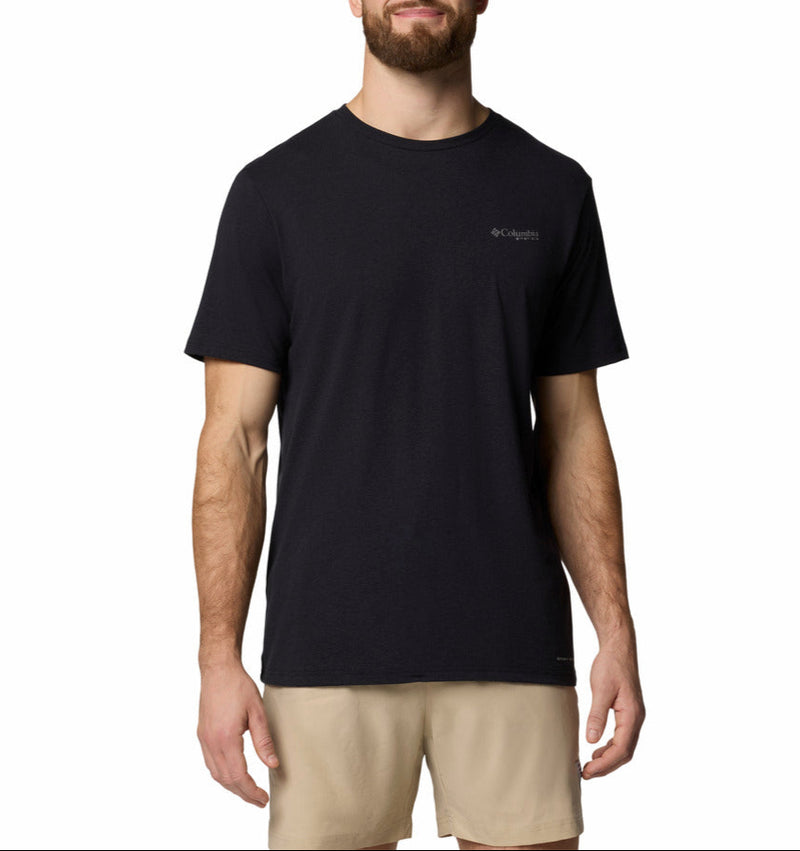 Columbia Mens PFG Fish Flag Short Sleeve T-Shirt