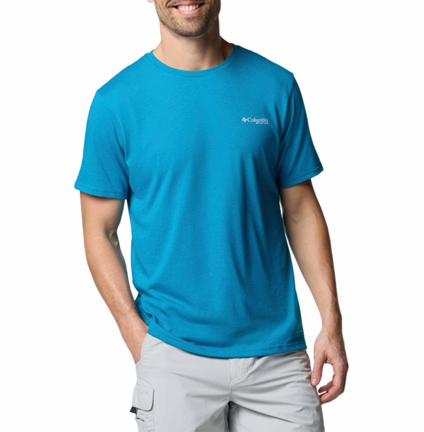 Columbia Mens PFG Fish Flag Short Sleeve T-Shirt