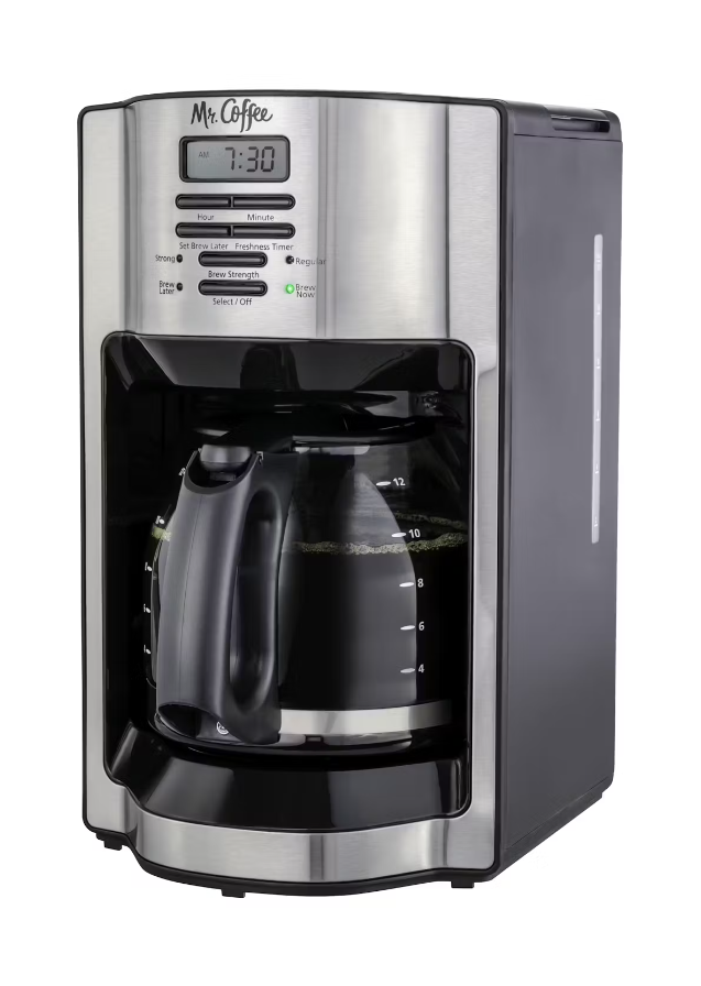 Mr. Coffee 12-Cup Programmable Coffee Maker with Rapid Brew System