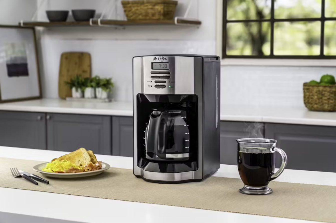 Mr. Coffee 12-Cup Programmable Coffee Maker with Rapid Brew System