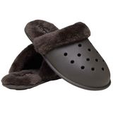 Crocs Classic Fuzz Scuff Clogs