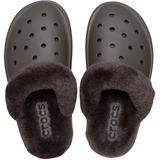 Crocs Classic Fuzz Scuff Clogs