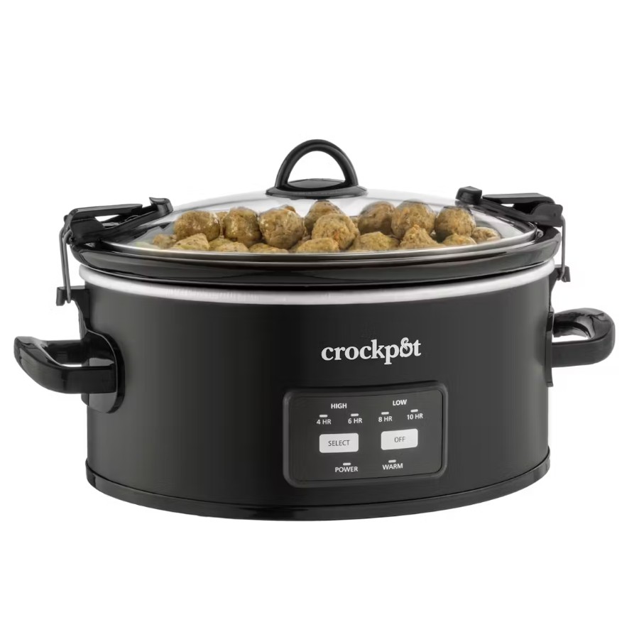 Crock-Pot One-Touch Control 6-Quart Cook & Carry Slow Cooker – ShopCGX Crock-Pot One-Touch Control 6-Quart Cook & Carry Slow Cooker – ShopCGX