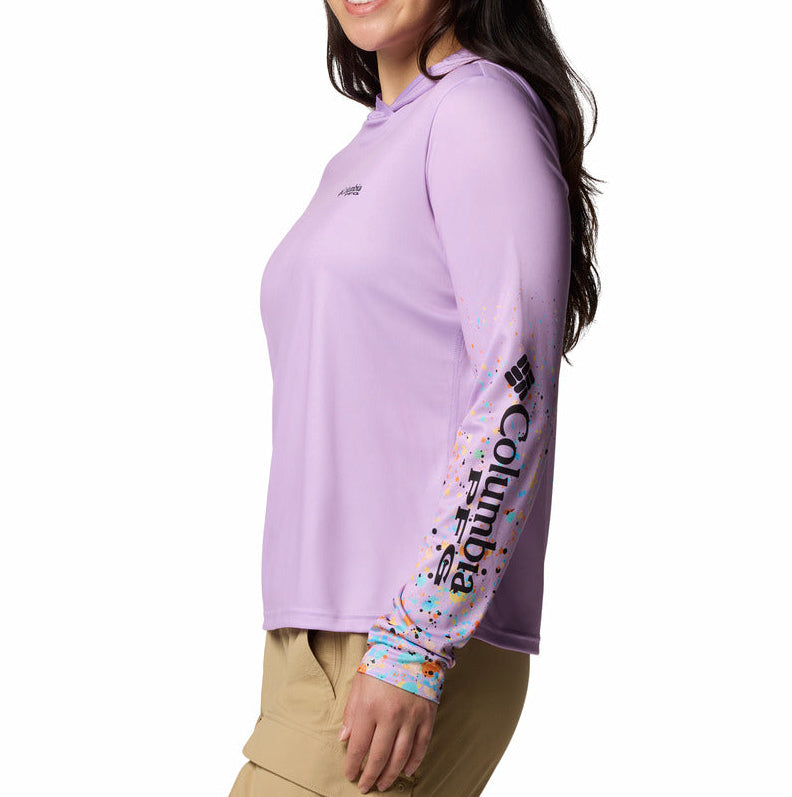 Columbia Womens Tidal Light PFG Bentley Pullover Hoodie Sweatshirt