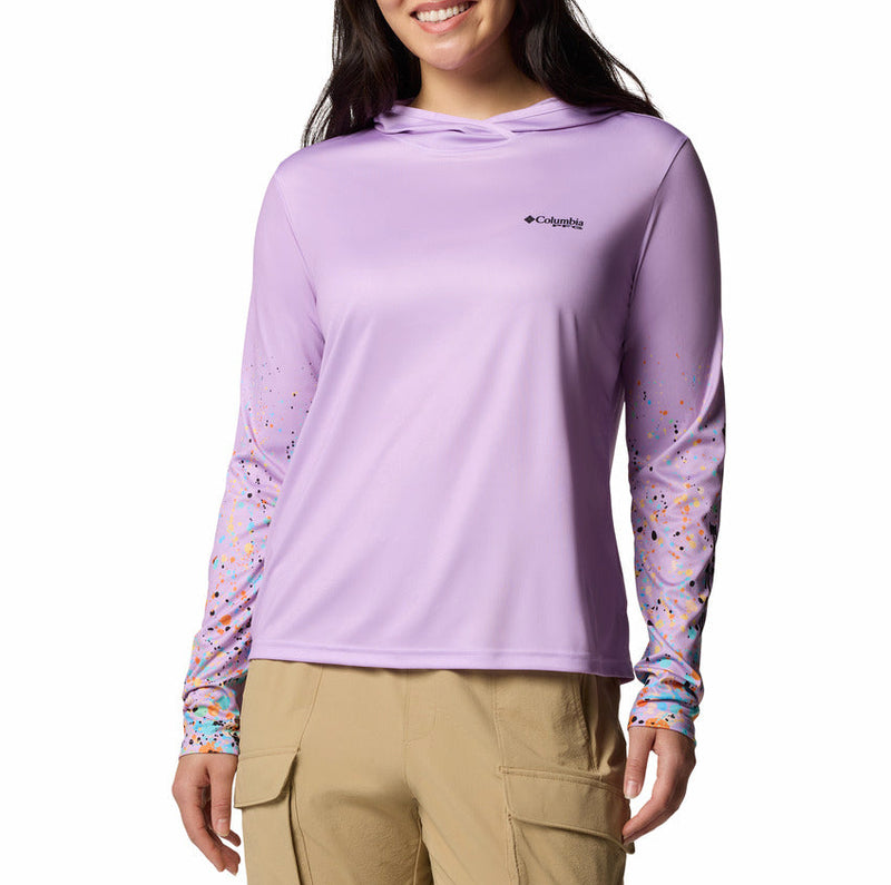 Columbia Womens Tidal Light PFG Bentley Pullover Hoodie Sweatshirt