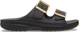 Crocs Womens Metallic Buckle Saturday Sandals