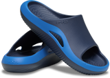 Crocs Mellow Striped Recovery Slide Sandals