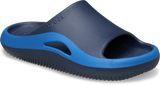 Crocs Mellow Striped Recovery Slide Sandals