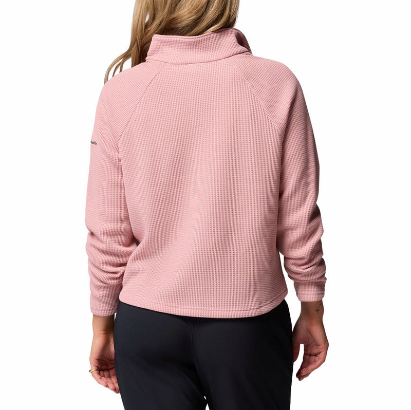 Columbia Womens Holly Hideaway Waffle Half Snap Shirt