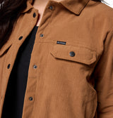 Columbia Womens Blue Point Creek Short Corduroy Shirt Jacket