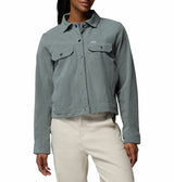 Columbia Womens Blue Point Creek Short Corduroy Shirt Jacket