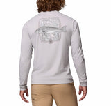 Columbia Mens PFG Uncharted Graphic Long Sleeve T-Shirt