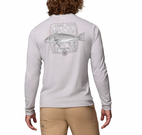 Columbia Mens PFG Uncharted Graphic Long Sleeve T-Shirt