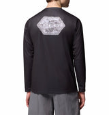 Columbia Mens PFG Terminal Tackle Border Hex Long Sleeve T-Shirt
