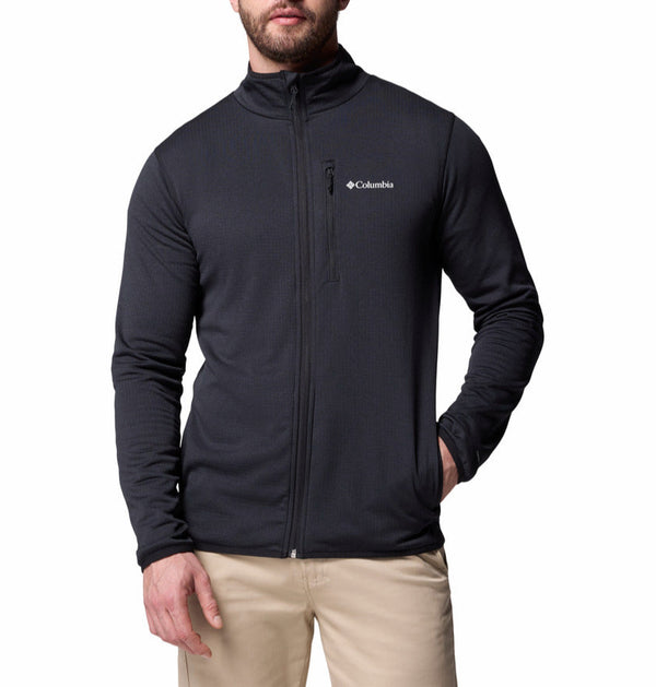 Columbia Mens Essential Hike Grid Fleece Full-Zip Jacket