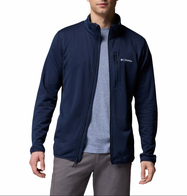 Columbia Mens Essential Hike Grid Fleece Full-Zip Jacket