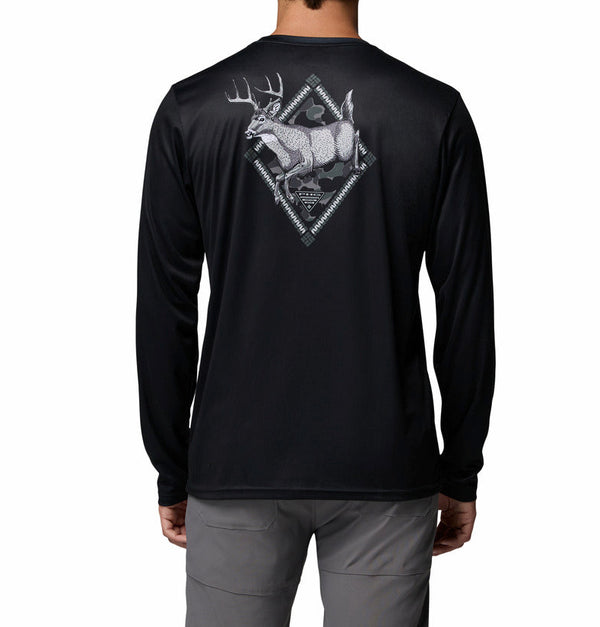 Columbia Mens PHG Terminal Shot Diamond Long Sleeve Shirt