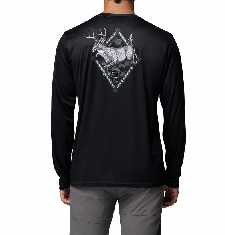 Columbia Mens PHG Terminal Shot Diamond Long Sleeve Shirt