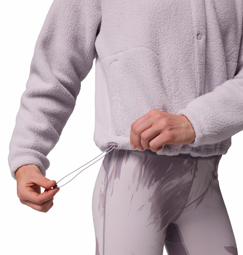 Columbia Womens Jasper Ridge Pebbled Fleece Full Snap Jacket