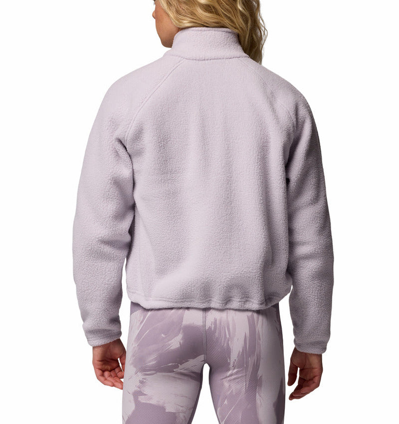 Columbia Womens Jasper Ridge Pebbled Fleece Full Snap Jacket