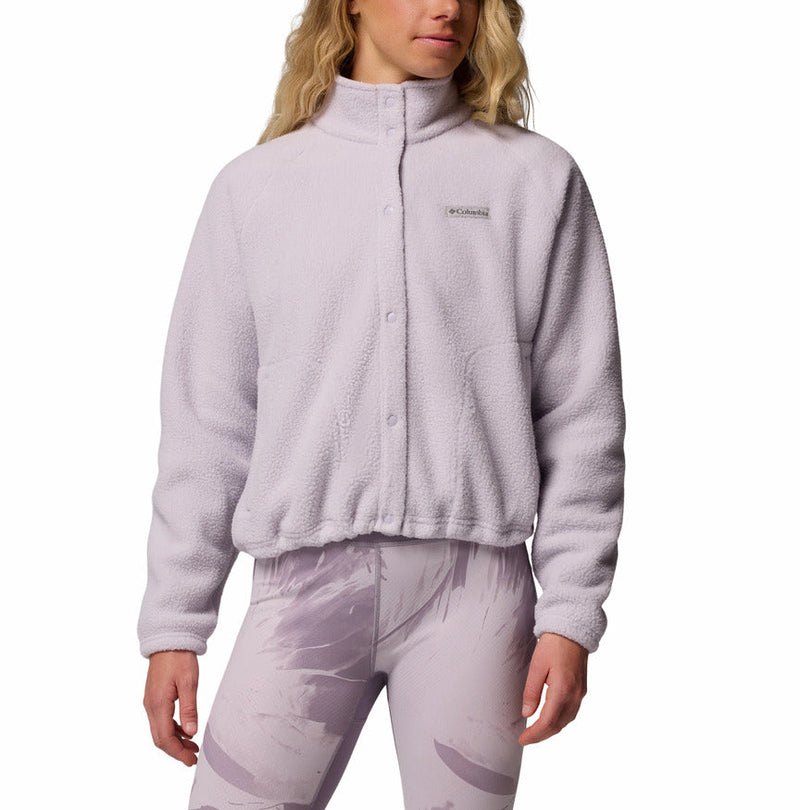 Columbia Womens Jasper Ridge Pebbled Fleece Full Snap Jacket