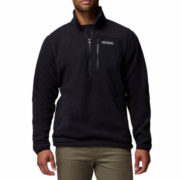 Columbia Mens Jasper Ridge Pebbled Fleece Half Zip Jacket