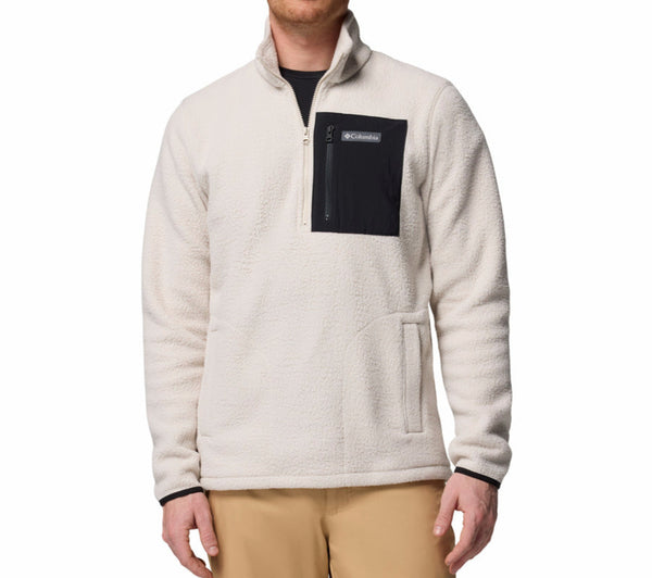 Columbia Mens Jasper Ridge Pebbled Fleece Half Zip Jacket