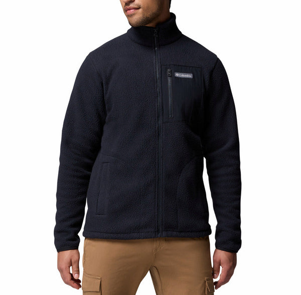 Columbia Mens Jasper Ridge Pebbled Full Zip Fleece Jacket