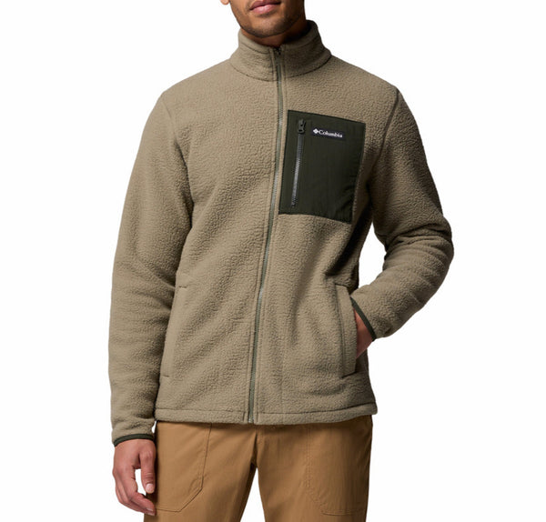 Columbia Mens Jasper Ridge Pebbled Full Zip Fleece Jacket