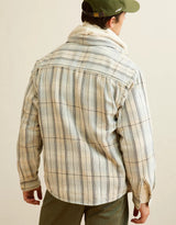 American Eagle Mens AE Relaxed Fit Textured Flannel Long Sleeve Shirt