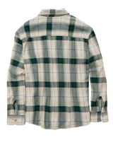 American Eagle Mens AE Relaxed Fit Textured Flannel Long Sleeve Shirt