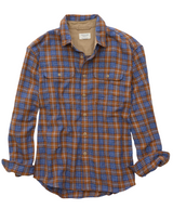 American Eagle Mens AE Relaxed Fit Textured Flannel Long Sleeve Shirt