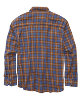 American Eagle Mens AE Relaxed Fit Textured Flannel Long Sleeve Shirt
