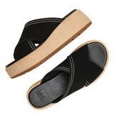 Sorel Womens Sunpeak Platform Slide Sandals