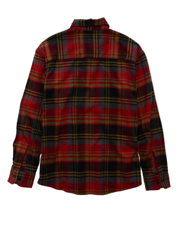 American Eagle Mens AE Relaxed Fit Everyday Flannel Long Sleeve Shirt